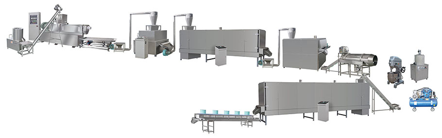What are the advantages of the performance of our corn puffed food machinery?