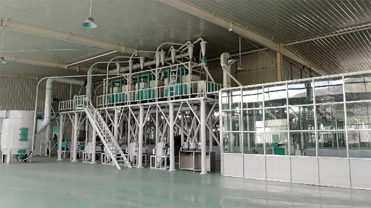 50ton maize milling plant 