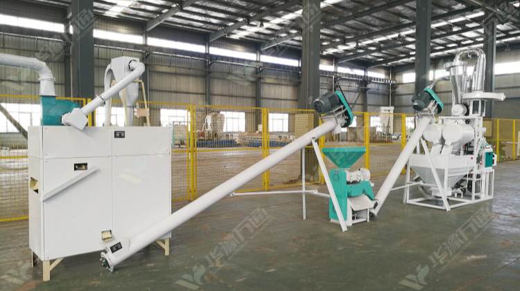 5ton per day maize milling machine