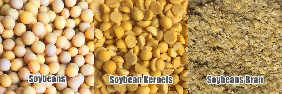 Soybean Cleaning and Peeling Processing Plant FINISHED PRODUCTS